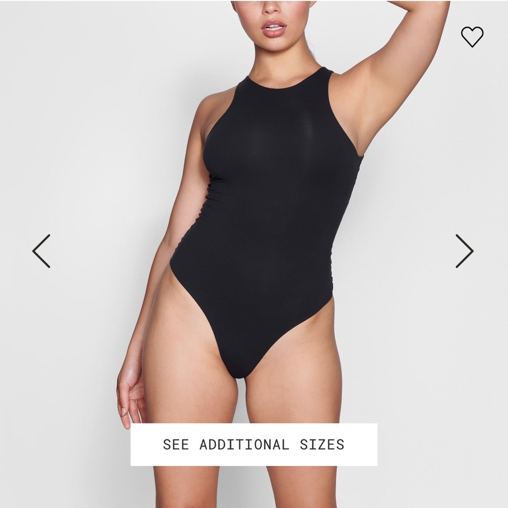 SKIMS fits everybody high neck body suit in Onyx